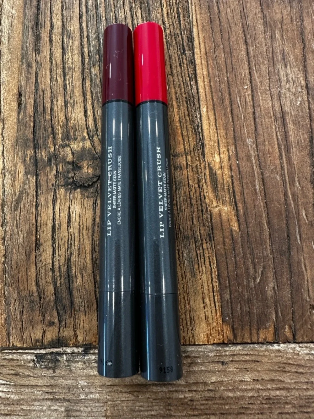 Burberry Lip Crayons Duo - Deep Berry & Bright Red